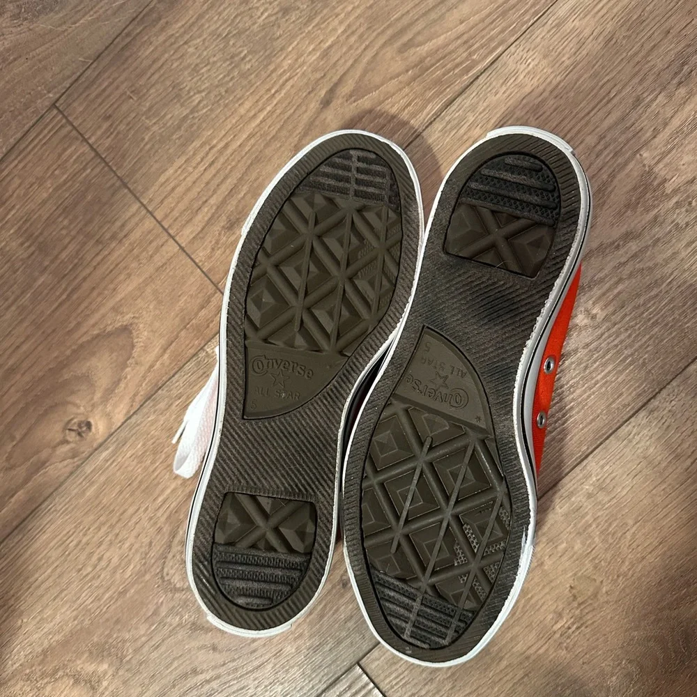 Converse All Star Low Top Sneakers - Orange women 7, men 5